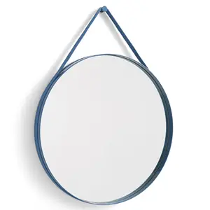 HAY - "Strap Mirror" Spejl Ø70 cm - Blå