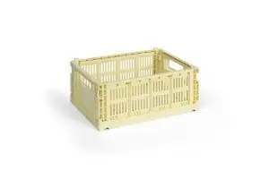 HAY Colour Crate - Medium - Light yellow