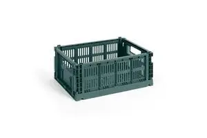 HAY Colour Crate - Medium - Dark green