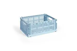 HAY Colour Crate - Medium - Soft blue