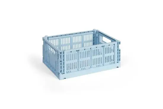 HAY Colour Crate - Medium - Soft blue