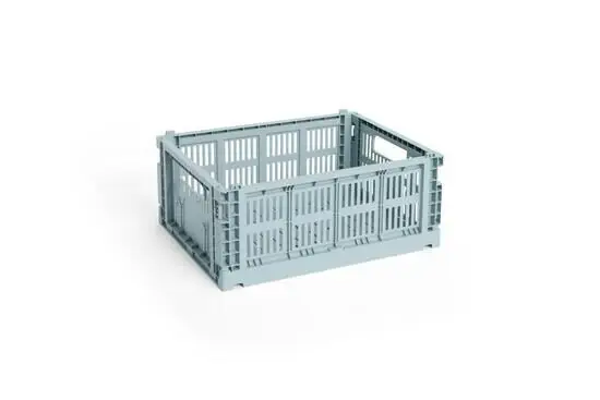 HAY Colour Crate - Medium - Dusty blue