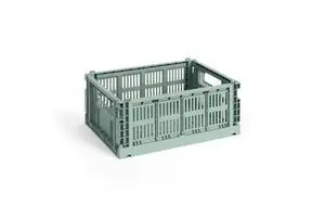 HAY Colour Crate - Medium - Sage green