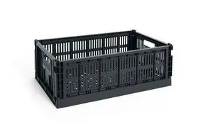 HAY Colour Crate - Large - Charcoal