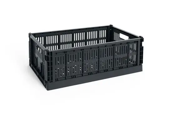 HAY Colour Crate - Large - Charcoal
