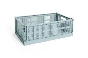 HAY Colour Crate - Large - Dusty blue