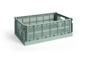 HAY Colour Crate - Large - Sage green