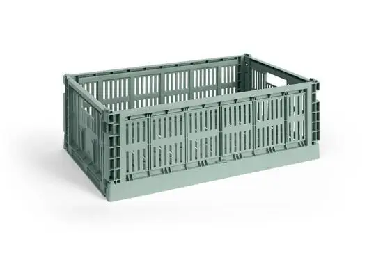 HAY Colour Crate - Large - Sage green