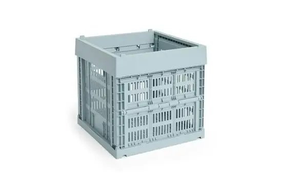 HAY Colour Crate - Cube - Dusty blue