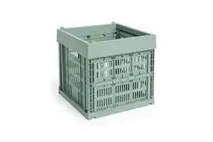 HAY Colour Crate - Cube - Sage green