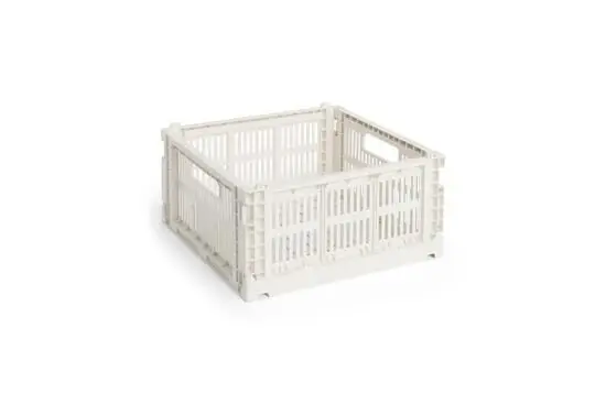 HAY Colour Crate - Medium Square - Off-white