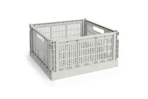 HAY Colour Crate - Large Square - Grey