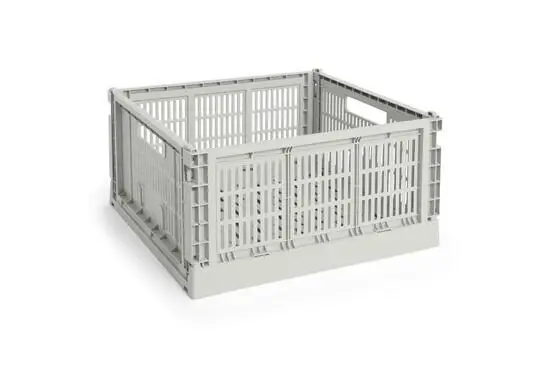HAY Colour Crate - Large Square - Grey