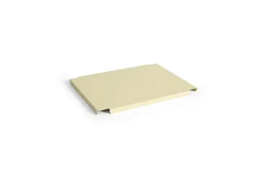 HAY Colour Crate Lid Metal - Medium - Light yellow