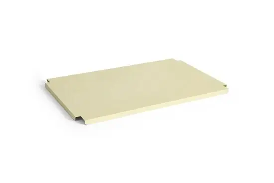 HAY Colour Crate Lid Metal - Large - Light yellow