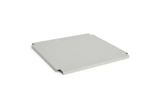 HAY Colour Crate Lid Metal - Large Square - Grey