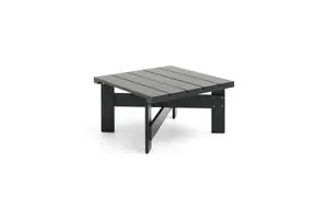 Hay - Crate Low Table-L75 x W75 x H40-Black water-based lacquered pinewood
