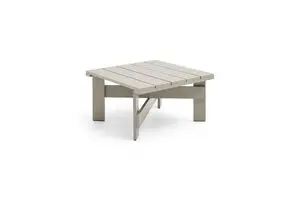 Hay - Crate Low Table-L75 x W75 x H40-London fog water-based lacquered pinewood