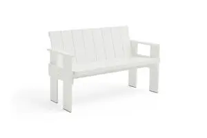 Hay - Crate Dining Bench-White water-based lacquered pinewood