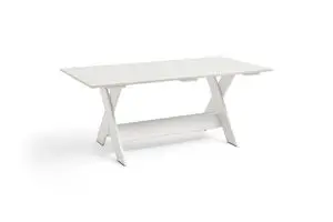 Hay - Crate Dining Table-L180 x W89,5 x H74,5-White water-based lacquered pinewood