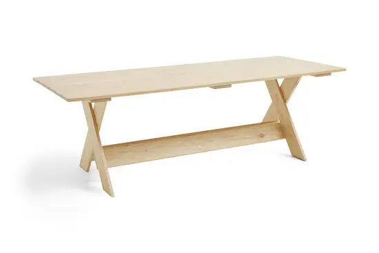 Hay - Crate Havebord - Dining Table - 230x89xH74 cm - Lakeret fyrretræ