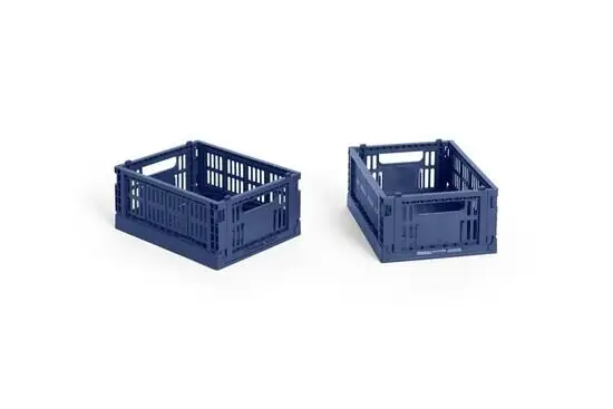 HAY Colour Crate Mini - Set of 2 - Dark blue