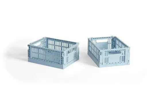 HAY Colour Crate Mini - Set of 2 - Soft blue