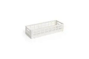 HAY Colour Crate Mini - Oblong - Off-white