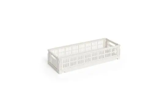 HAY Colour Crate Mini - Oblong - Off-white