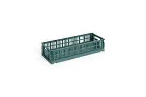 HAY Colour Crate Mini - Oblong - Dark green