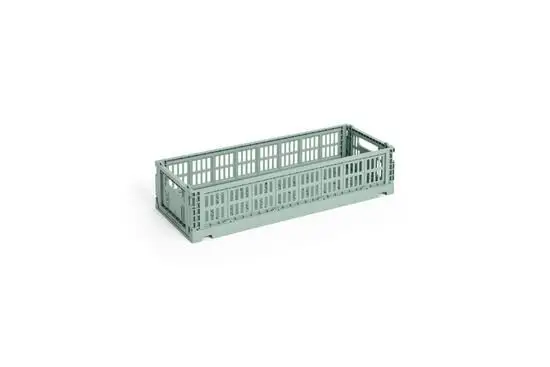 HAY Colour Crate Mini - Oblong - Sage green