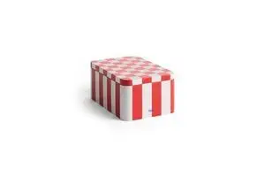 Hay - Tin Container - Red and off-white
