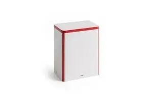 Hay - Tin Container - Off-white and red