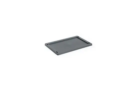 HAY Colour Crate Lid Plastic - Small - Charcoal