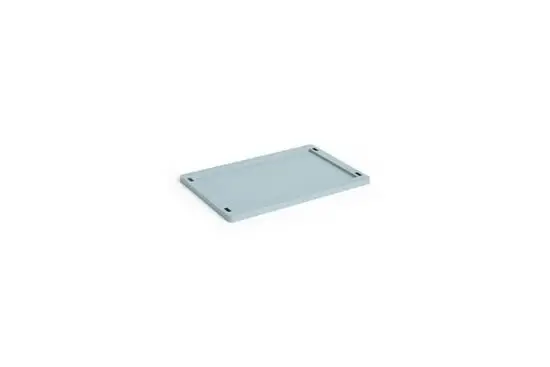 HAY Colour Crate Lid Plastic - Small - Dusty blue