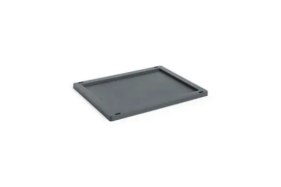 HAY Colour Crate Lid Plastic - Medium - Charcoal
