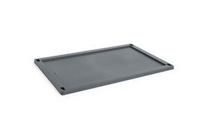 HAY Colour Crate Lid Plastic - Large - Charcoal