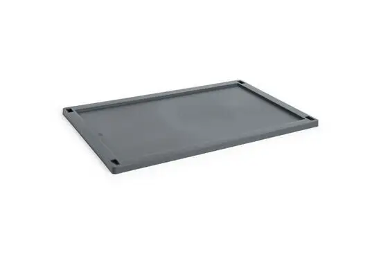 HAY Colour Crate Lid Plastic - Large - Charcoal