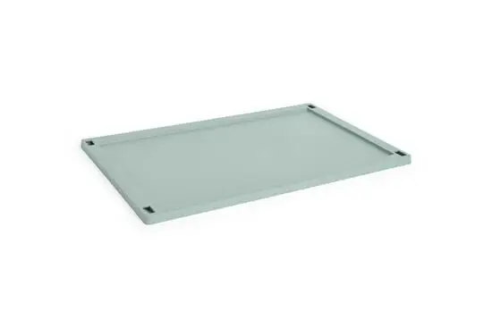 HAY Colour Crate Lid Plastic - Large - Sage green
