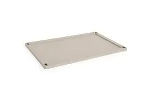 HAY Colour Crate Lid Plastic - Large - Warm grey