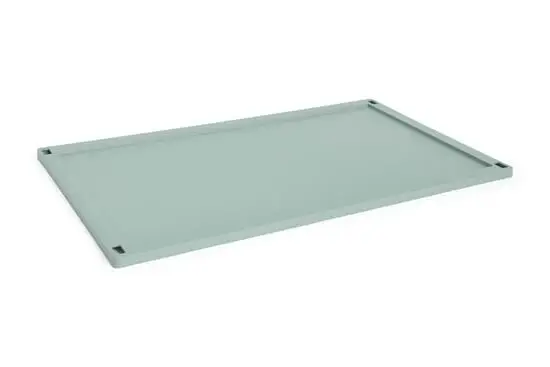 HAY Colour Crate Lid Plastic - X-Large - Sage green