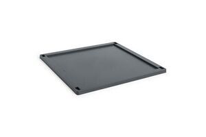 HAY Colour Crate Lid Plastic - Large Square - Charcoal