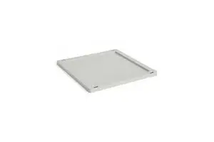 HAY Colour Crate Lid Plastic - Medium Square / Cube - Grey