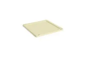 HAY Colour Crate Lid Plastic - Medium Square / Cube - Light yellow