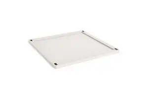 HAY Colour Crate Lid Plastic - Medium Square / Cube - Off-white
