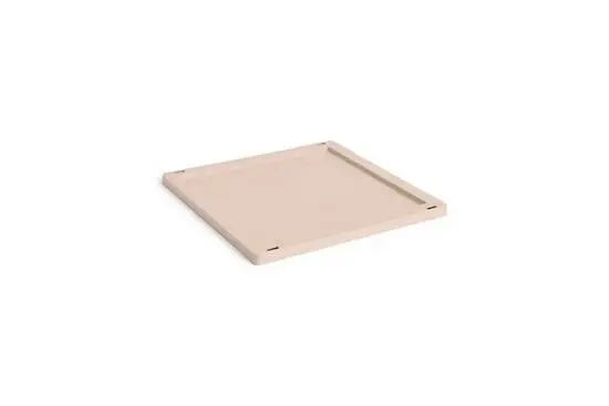 HAY Colour Crate Lid Plastic - Medium Square / Cube - Powder