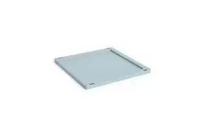 HAY Colour Crate Lid Plastic - Medium Square / Cube - Dusty blue