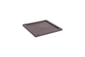 HAY Colour Crate Lid Plastic - Medium Square / Cube - Bordeaux