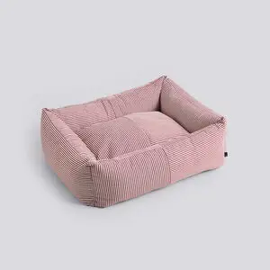 Hay - HAY Dogs Bed Zip - Medium - Rød/Hvid
