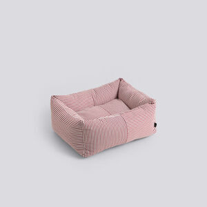Hay - HAY Dogs Bed Zip - X-small - Rød/Hvid - 52x43 cm